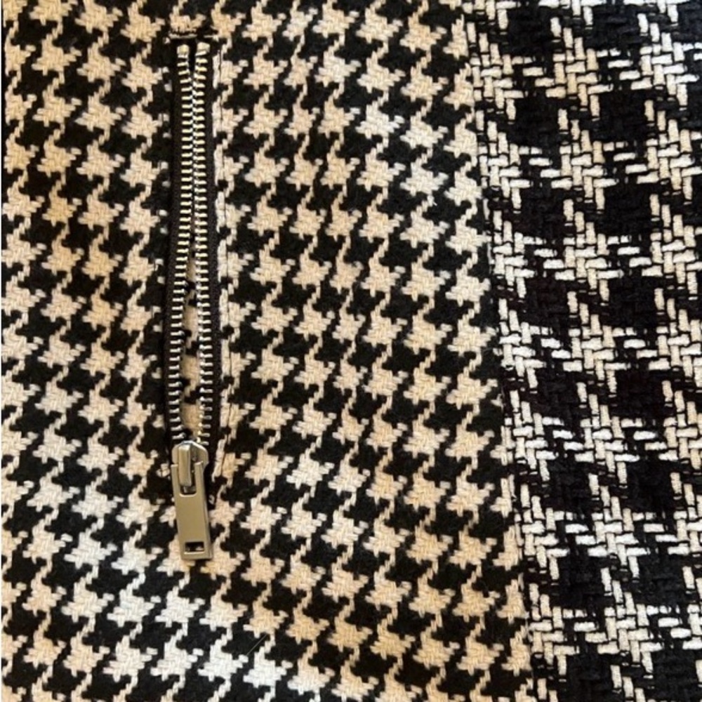 Chico’s Houndstooth Blazer, Jacket, Shacket, Coat, Plaid, Sz M, 8/10, Chico’s 1 - Picture 8 of 13
